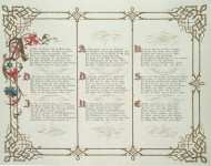Graeb Carl Georg Anton and Schutze Ernst Friedrich Gotthold II First Sheet of the Poem Blancheflour by K.F. Scherenberg - Hermitage